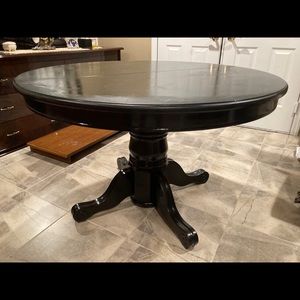 Wood table with extension